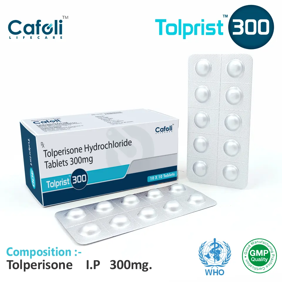Tolperisone 300 mg Tablet PCD Pharma Franchise